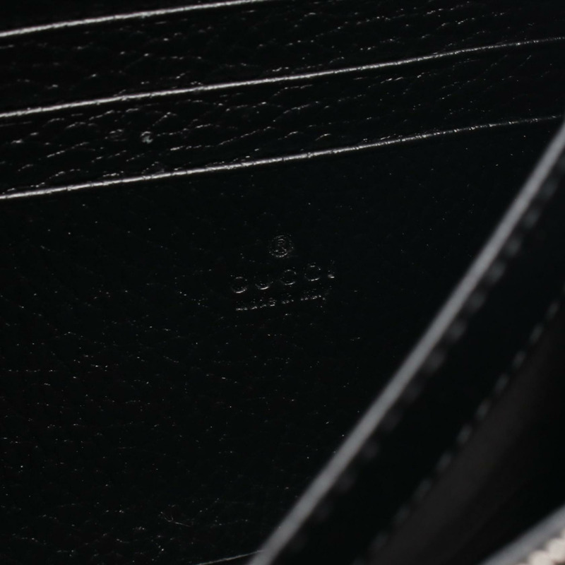 GUCCI Dionysus 鏈條單肩斜背包 401231 黑色皮革 二手 女士 WOC-3