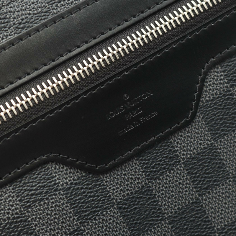 路易威登 Daniel GM 單肩包 N58033 Damier Graphite 帆布黑色二手 LV-3