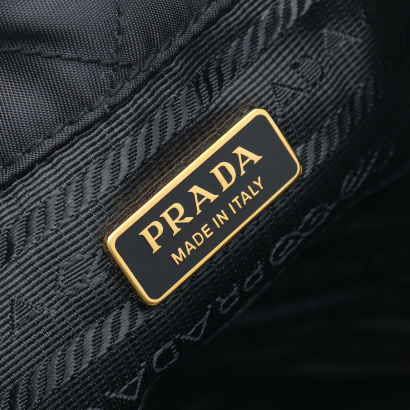 PRADA Duet Re-Nylon 水桶鏈條斜背包 1BH038 尼龍皮革 二手-3