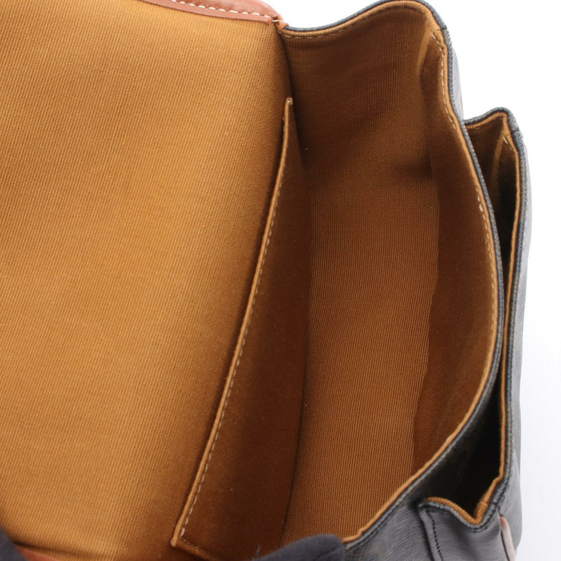 CELINE Folco 中型 Triomphe 單肩包 191502BZJ.04LU 帆布皮革棕色-2