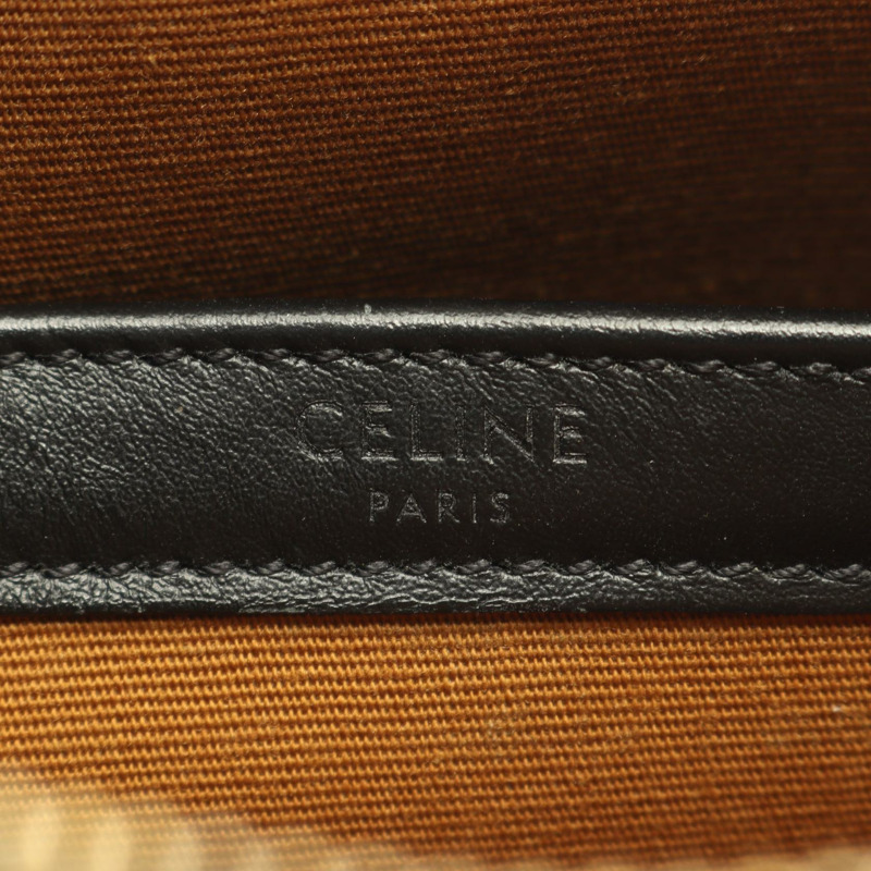 CELINE Triomphe 中斜背包 194502CIM.38OG 帆布皮革-3