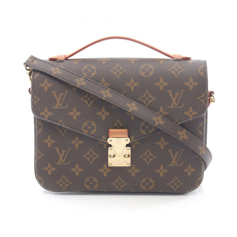 路易威登 Pochette Metis MM 單肩手提包 M44875 Monogram 帆布 二手 LV