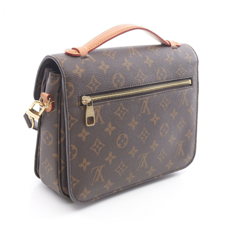 路易威登 Pochette Metis MM 單肩手提包 M44875 Monogram 帆布 二手 LV-1