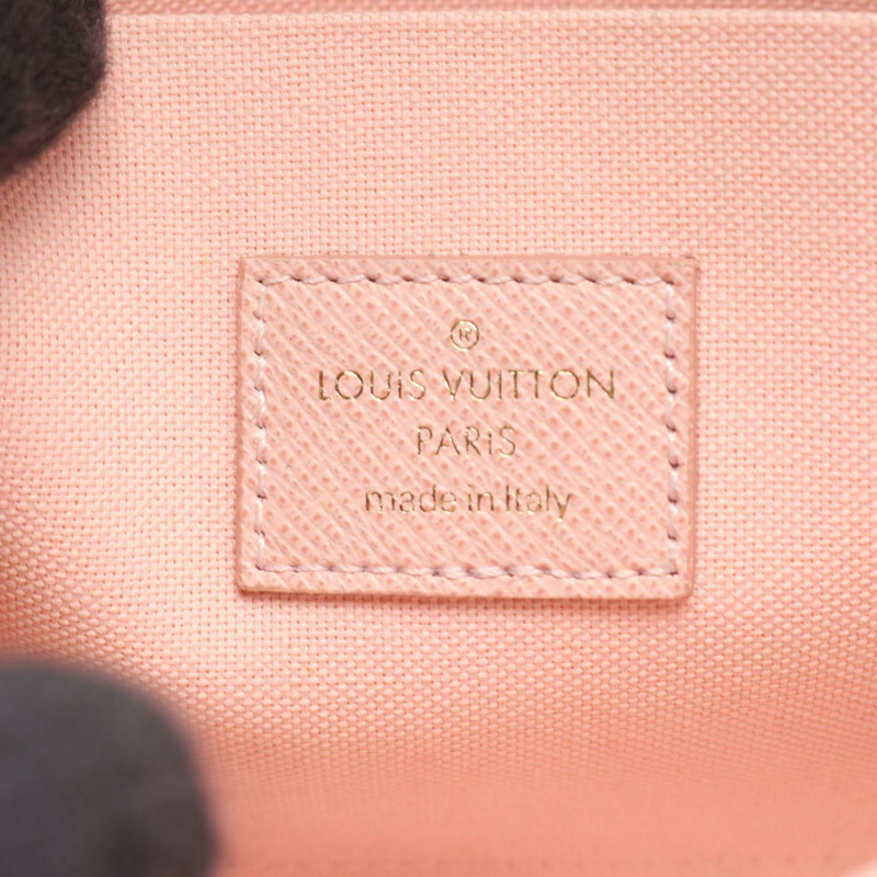 路易威登 Pochette Felice 單肩包 N63106 Damier Azur 帆布 白色 二手-3