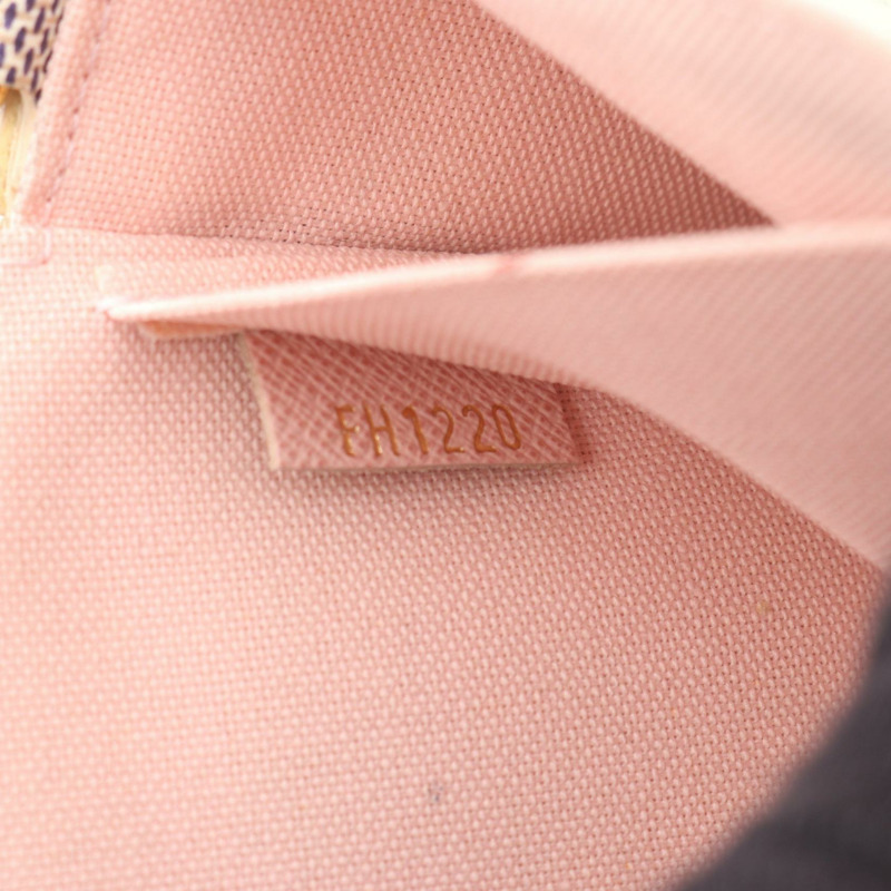 路易威登 Pochette Felice 單肩包 N63106 Damier Azur 帆布 白色 二手-4