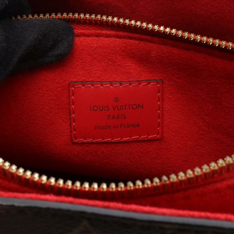 路易威登 Soufflot NV BB 單肩斜背包 M44818 Monogram 紅色 二手-3