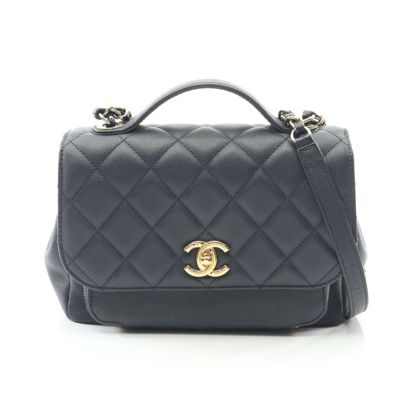 香奈兒 (CHANEL) Business Affinity Matelasse 單肩斜背包 A93607 小牛皮 GHW-0