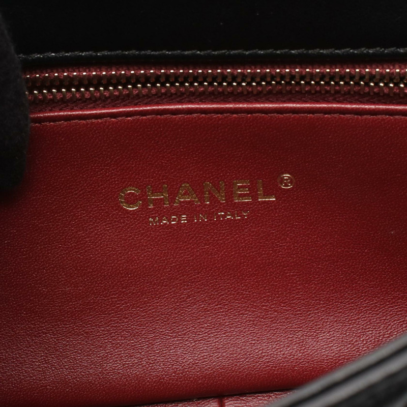 香奈兒 (CHANEL) 絎縫鏈條肩背斜背包 AS3479 羊皮 黑色 金色五金 二手-3