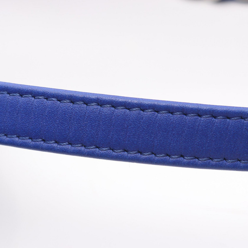 香奈兒 Deauville PM 手提包鏈條單背包 A66939 帆布皮革 藍色 紅色 二手-8