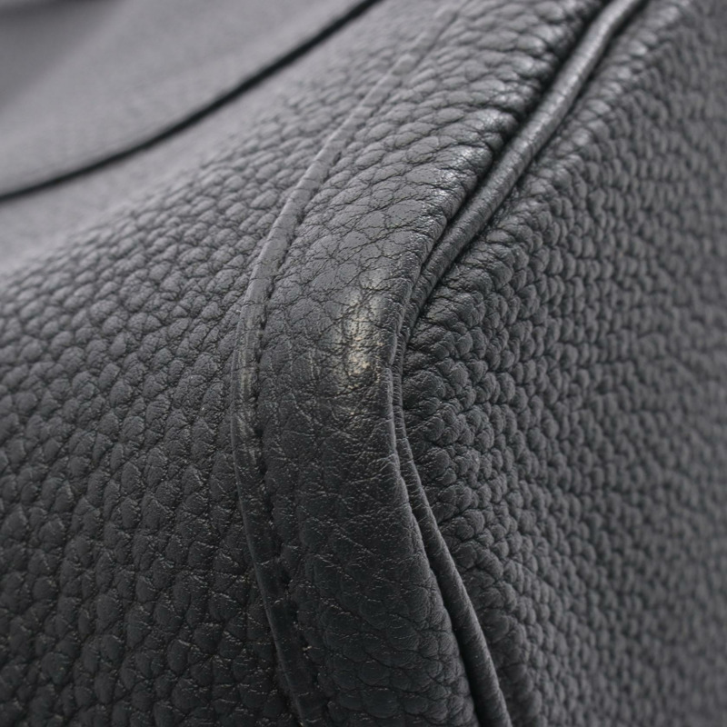 愛馬仕 Garden Party PM 手提包 Negonda 皮革 黑色 SHW C 二手女士-5