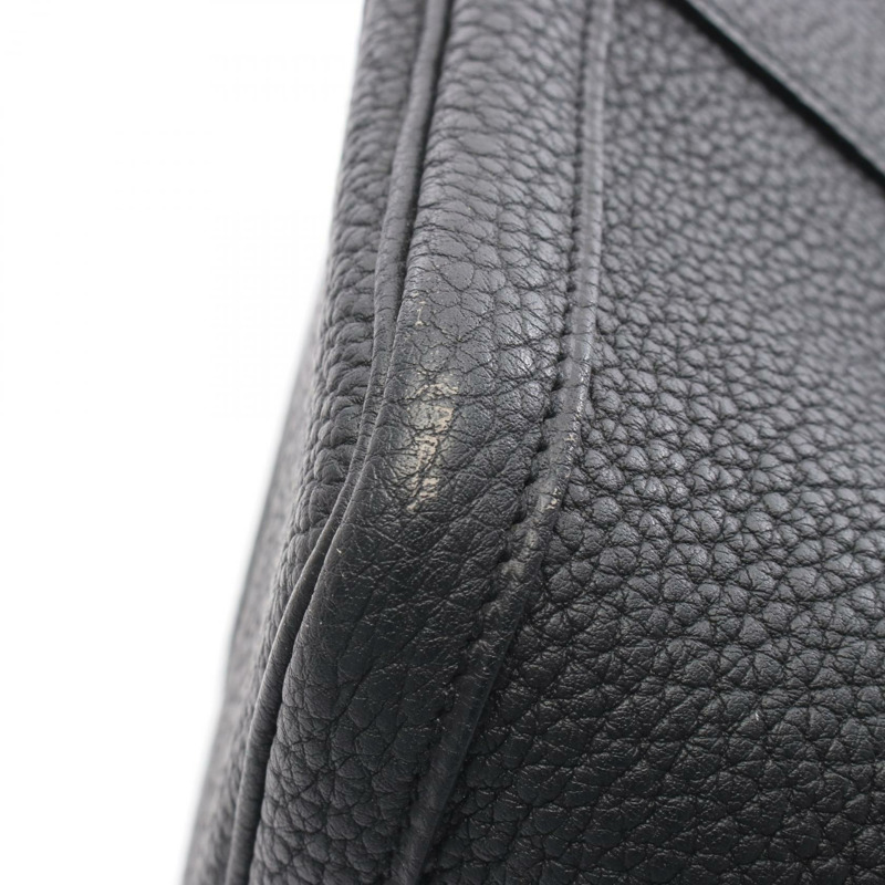 愛馬仕 Garden Party PM 手提包 Negonda 皮革 黑色 SHW C 二手女士-6