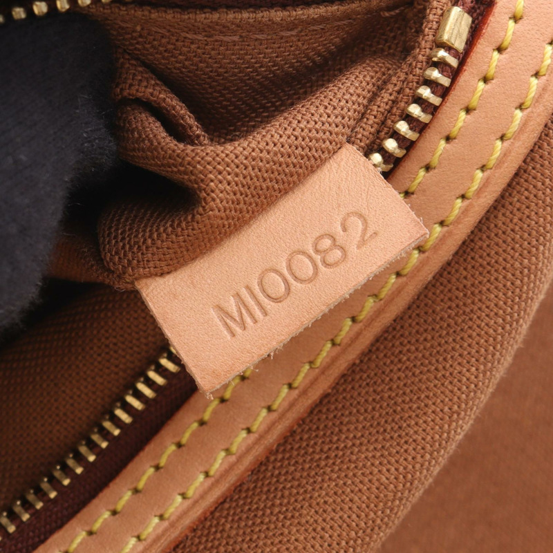 路易威登迷你環形手提包 M51147 Monogram 皮革棕色二手女士 LV-4