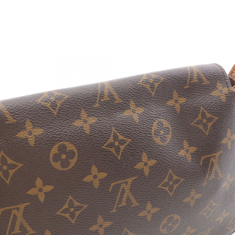 路易威登迷你環形手提包 M51147 Monogram 皮革棕色二手女士 LV-11