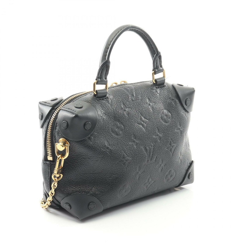 路易威登 Petit Malle 單肩手提包 M45393 Monogram empreinte 皮革 BK-1