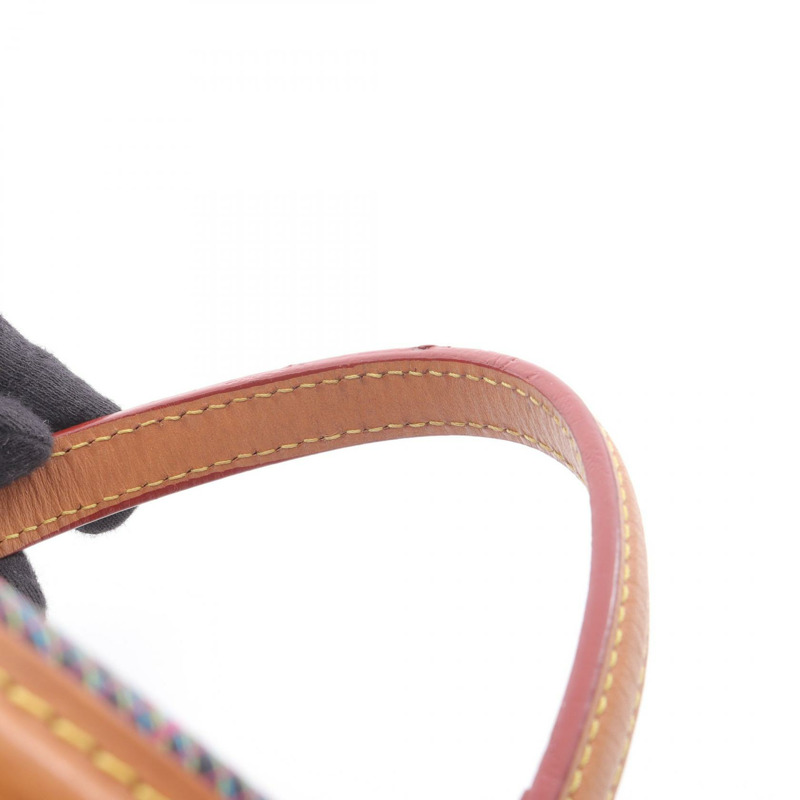 路易威登 Cannes 斜背包 M55457 Monogram Pop 皮革 粉紅色 二手-8