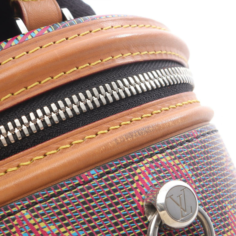 路易威登 Cannes 斜背包 M55457 Monogram Pop 皮革 粉紅色 二手-9