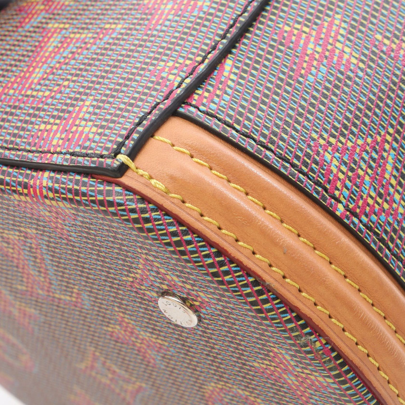 路易威登 Cannes 斜背包 M55457 Monogram Pop 皮革 粉紅色 二手-11