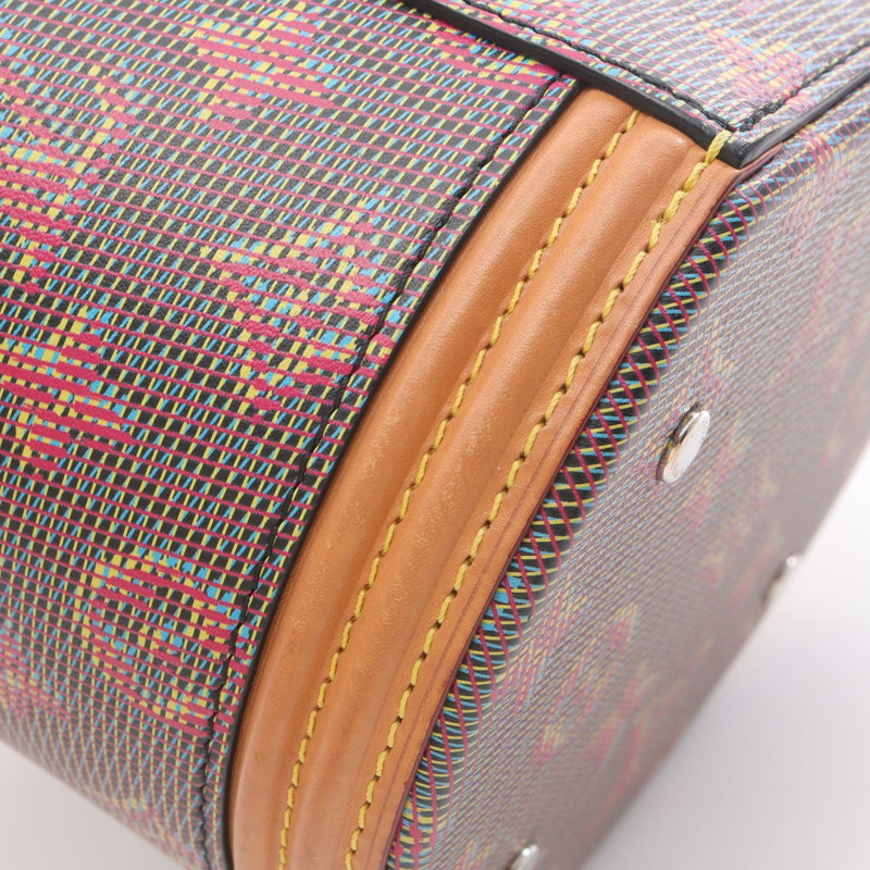 路易威登 Cannes 斜背包 M55457 Monogram Pop 皮革 粉紅色 二手-12