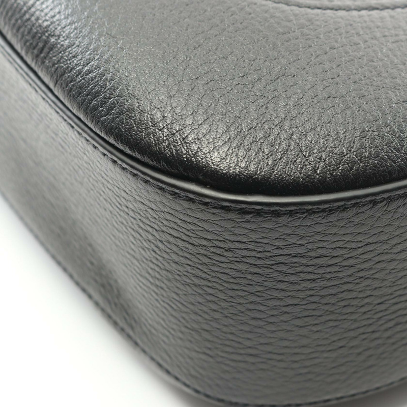 PRADA VIT.DAINO 肩背斜背包 1BC052 黑色皮革 二手 女士-4