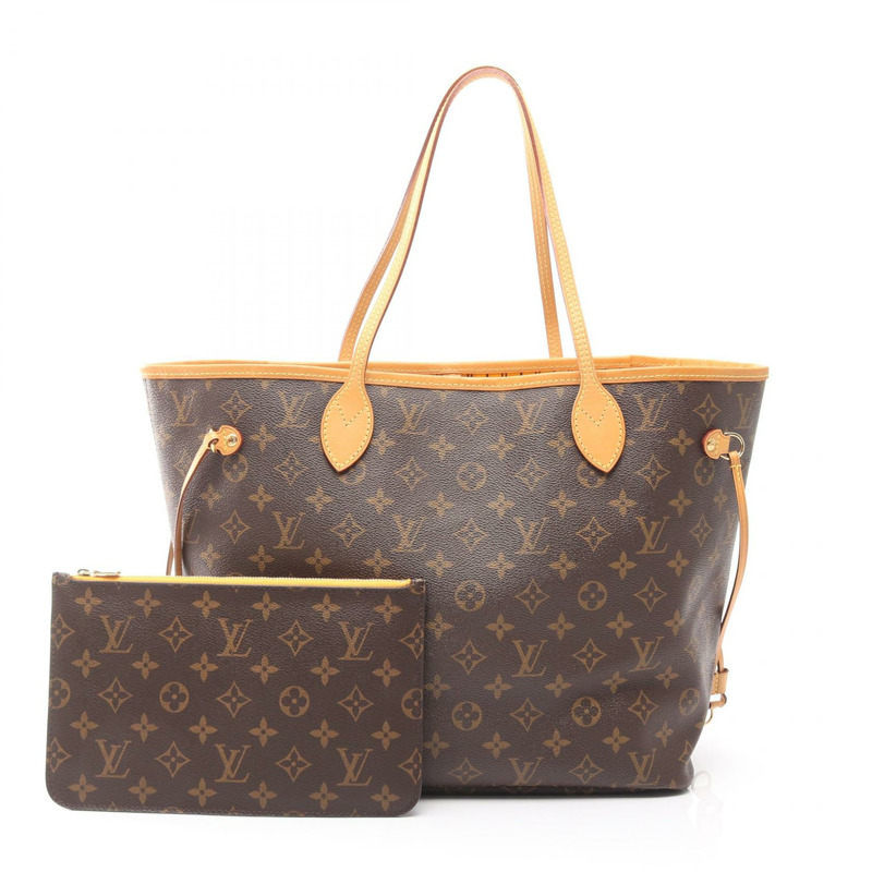 路易威登 Neverfull MM 手提單肩包 M40997 Monogram 皮革 Mimosa LV-0