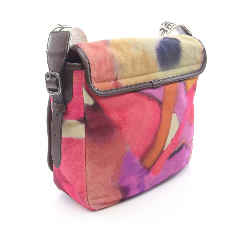 香奈兒 COCO 標誌單肩斜背包 A90809 麂皮多色二手女士-1