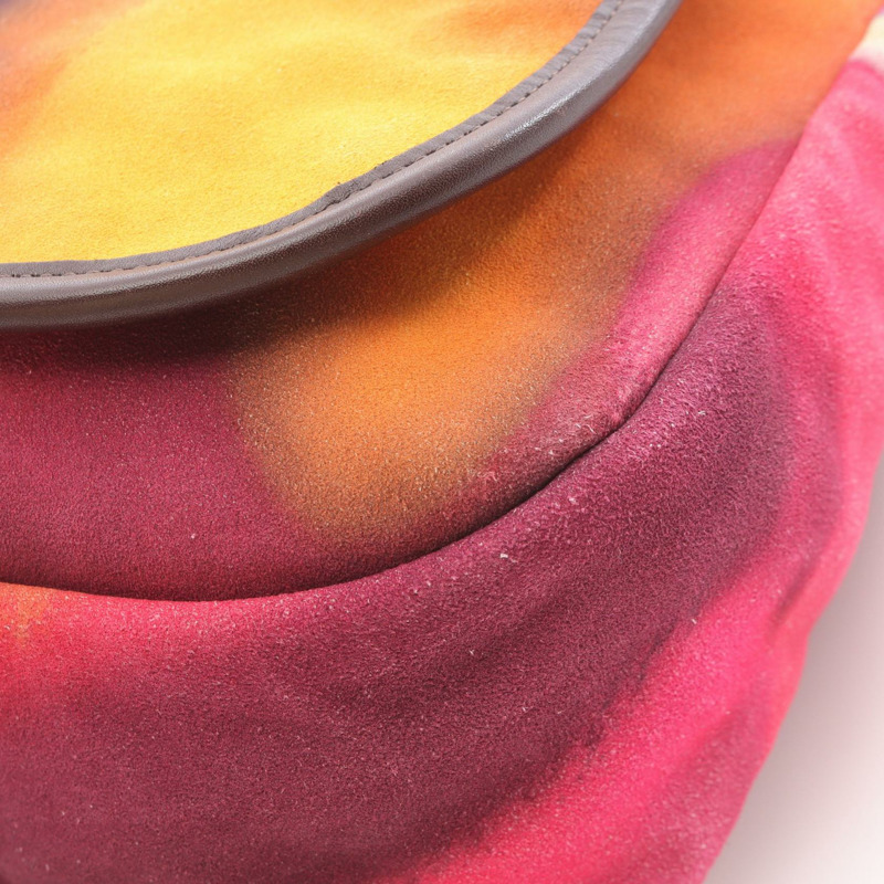 香奈兒 COCO 標誌單肩斜背包 A90809 麂皮多色二手女士-9