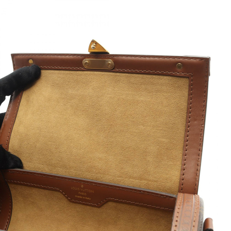 路易威登 Papillon 行李箱單肩背包 M57835 Monogram 帆布 棕色 二手-4