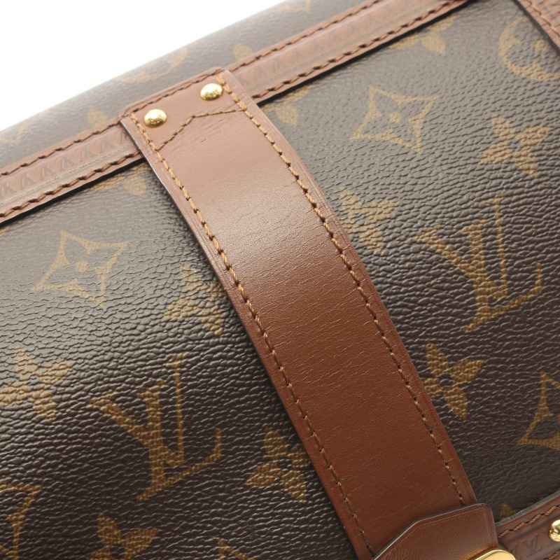 路易威登 Papillon 行李箱單肩背包 M57835 Monogram 帆布 棕色 二手-6
