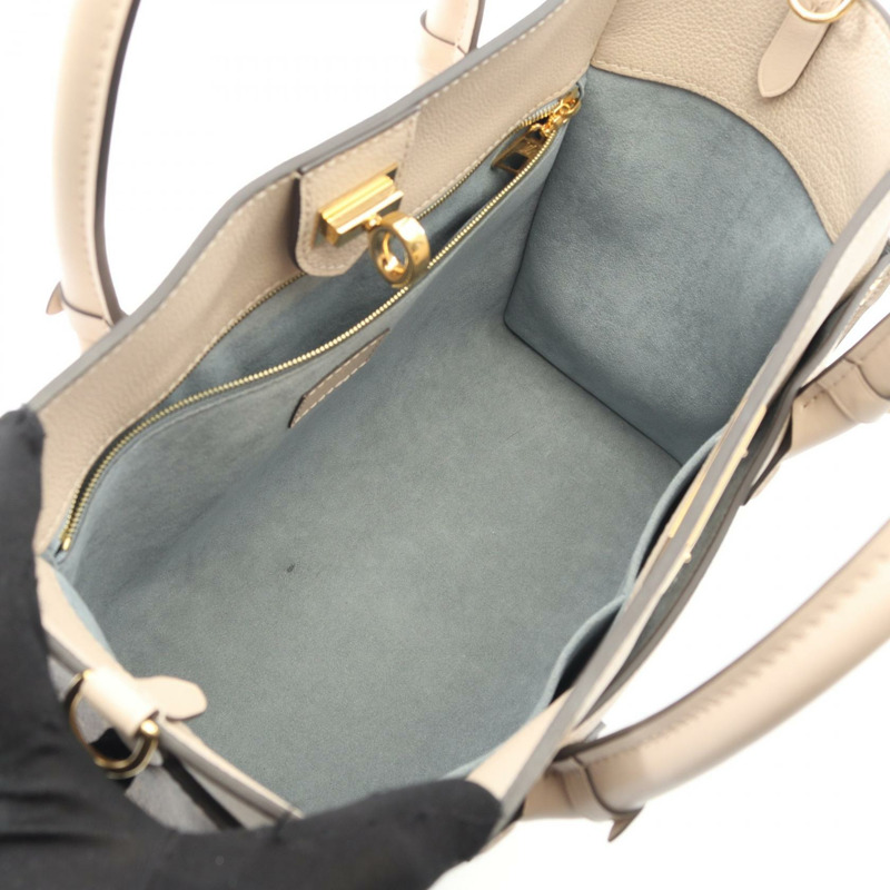 路易威登 On My Side MM 單肩手提包 M58485 Monogram 皮革 米色 二手-2