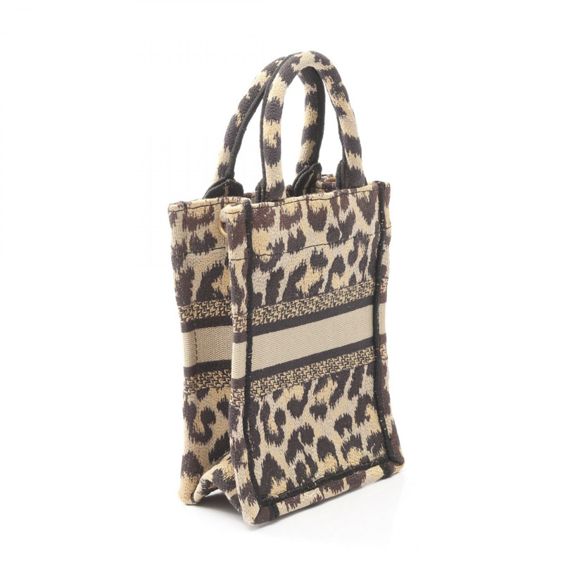 Christian Dior BOOK TOTE 直式斜背迷你手機手提包 S5555CRHM 帆布-1