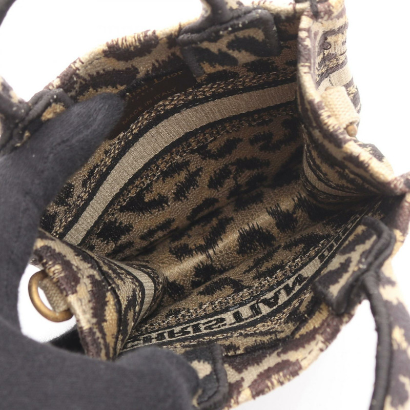 Christian Dior BOOK TOTE 直式斜背迷你手機手提包 S5555CRHM 帆布-2