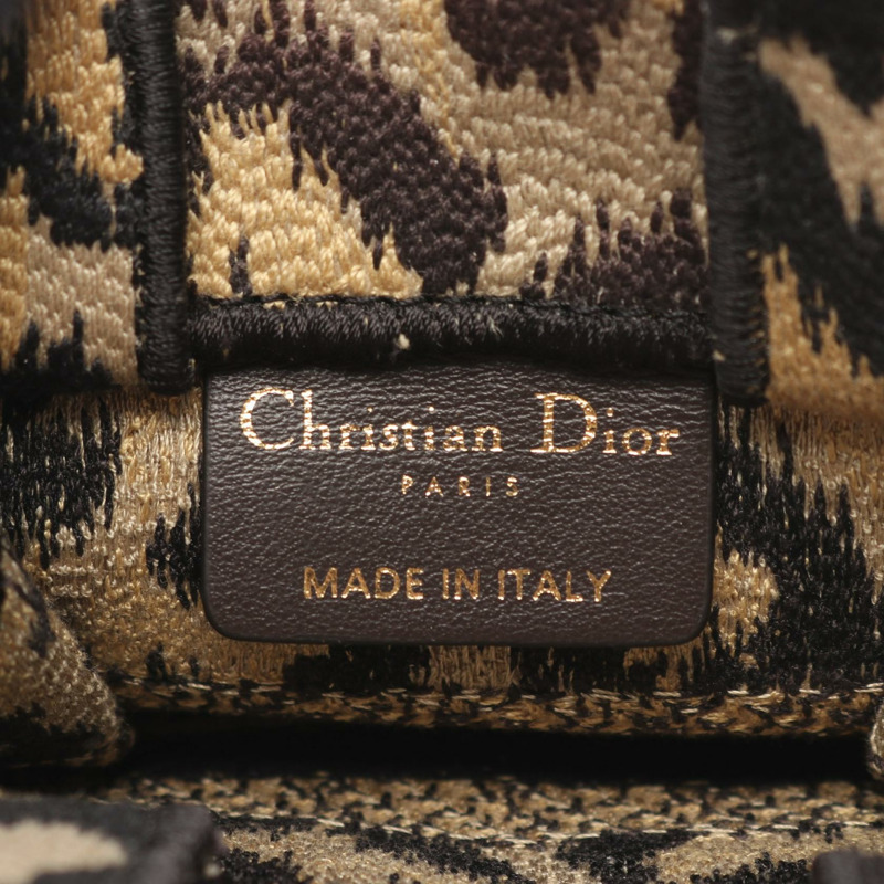 Christian Dior BOOK TOTE 直式斜背迷你手機手提包 S5555CRHM 帆布-3