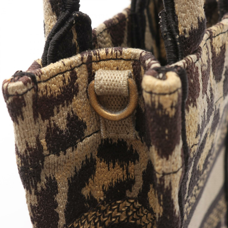 Christian Dior BOOK TOTE 直式斜背迷你手機手提包 S5555CRHM 帆布-8