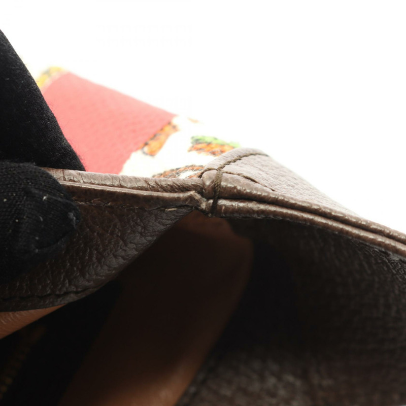 GUCCI Jackie 1961 肩背包 636706 帆布皮革 米色 棕色 二手 女士-4