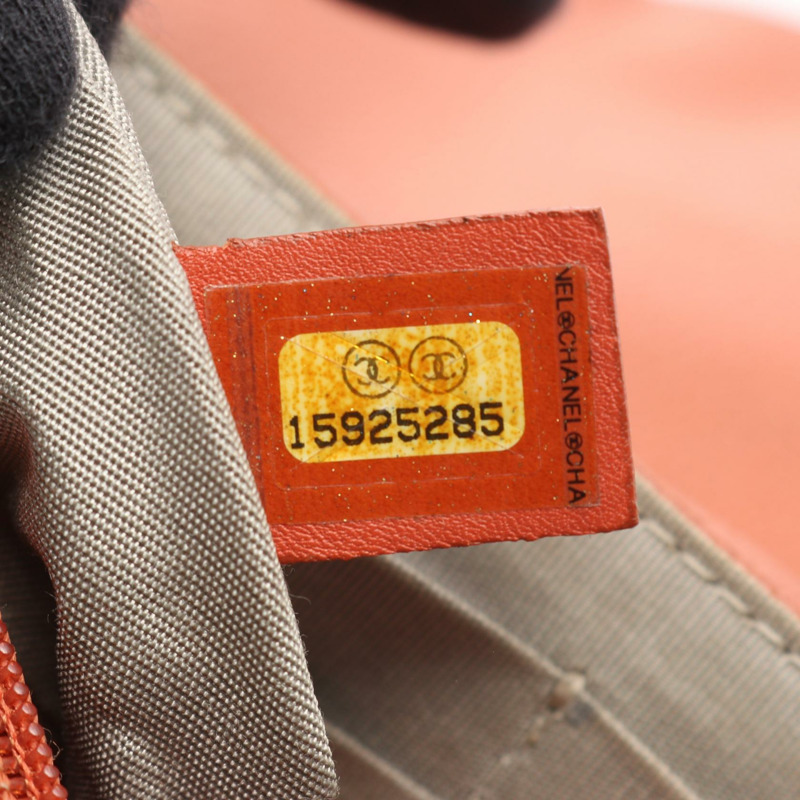 香奈兒半月形 COCO 標誌鏈斜背包 A40033 棕色皮革 CC-5