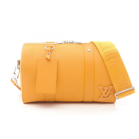 路易威登 City Keepall 單肩斜背包 M21438 LV Aerogram 藏紅花色