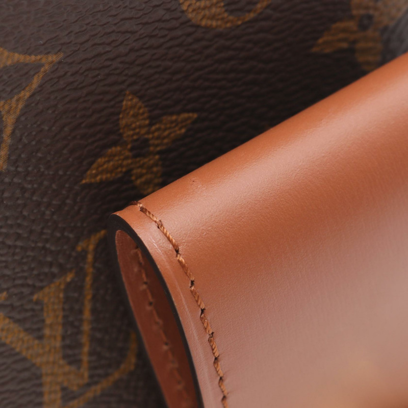 路易威登 Dauphine MM 鏈條單背包 M45958 Monogram Reverse 棕褐色-6