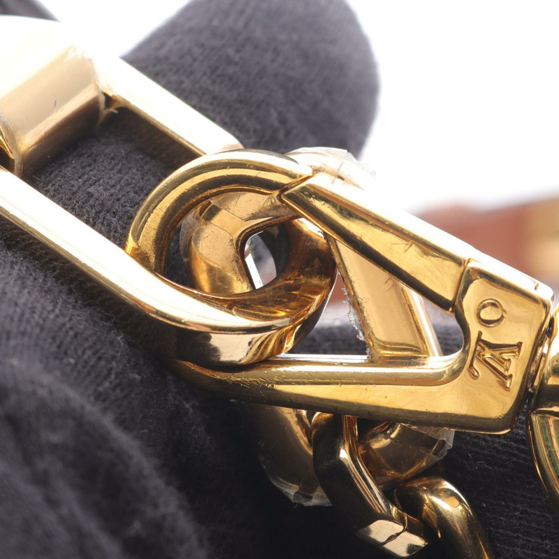 路易威登 Dauphine MM 鏈條單背包 M45958 Monogram Reverse 棕褐色-7