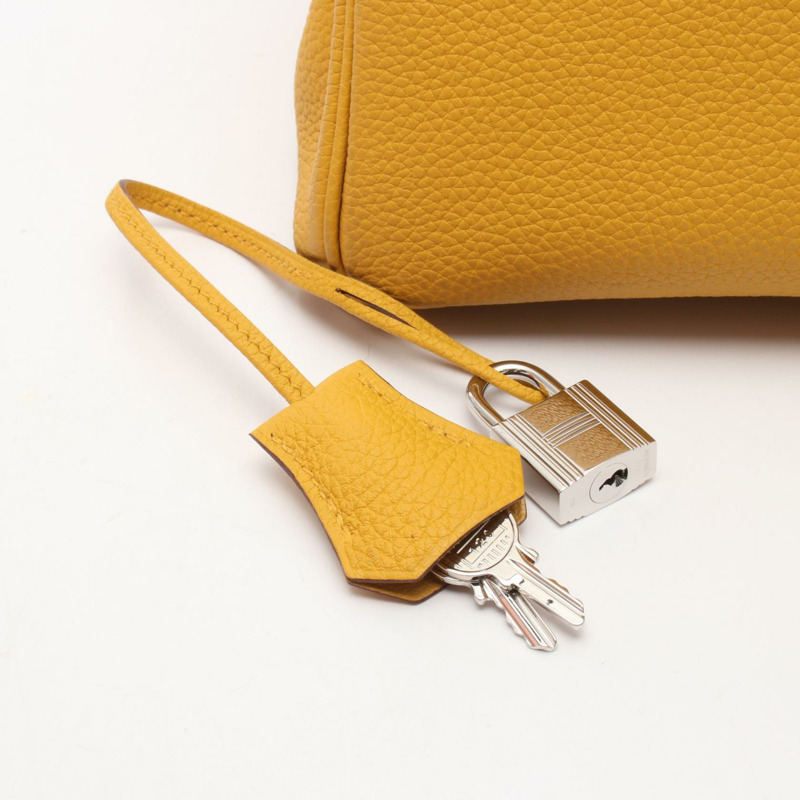 愛馬仕 Birkin 30 手提包 Togo 皮革 黃色 Jaune Ampoule 二手 女士 SHW B-5