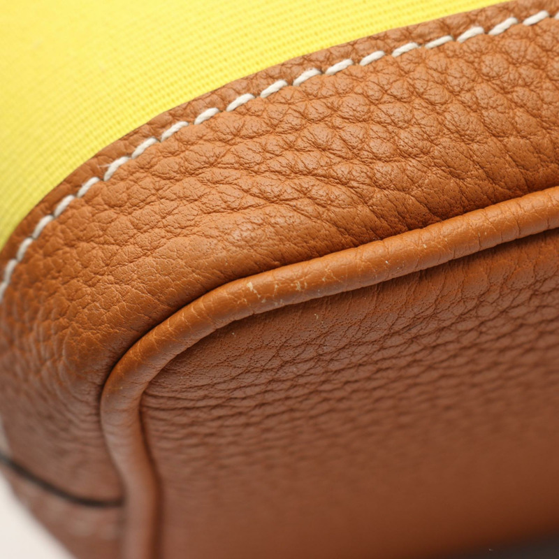 愛馬仕花園派對TPM手提包 A Toile H Negond Lime Toffee SHW 二手-5