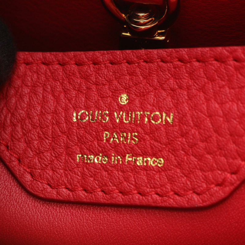 路易威登 Capucine BB 斜背包 M54331 Trillon 皮革，胭脂紅，二手-3