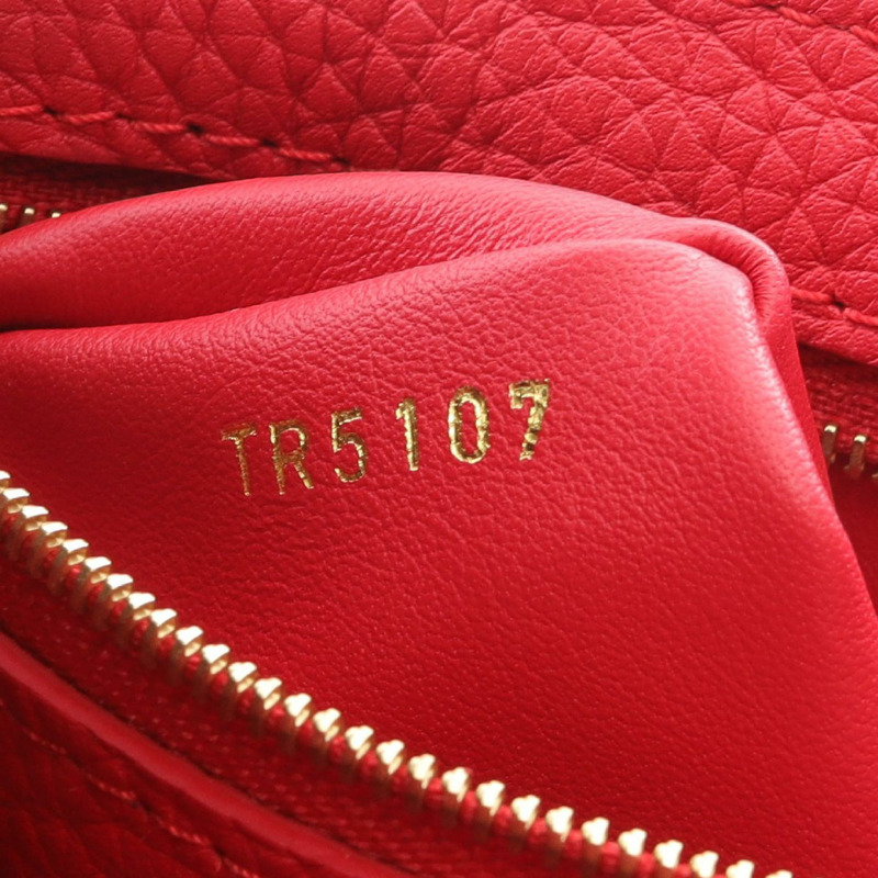 路易威登 Capucine BB 斜背包 M54331 Trillon 皮革，胭脂紅，二手-4