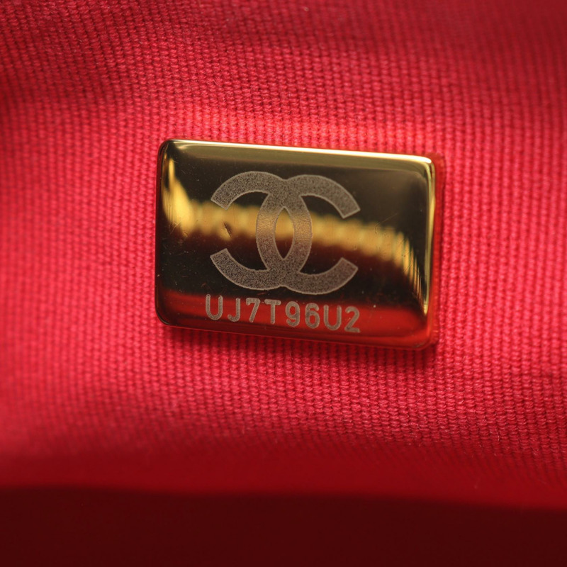 香奈兒山茶花鏈斜背包，黑色天鵝絨布料，二手女款，金色五金配件-4