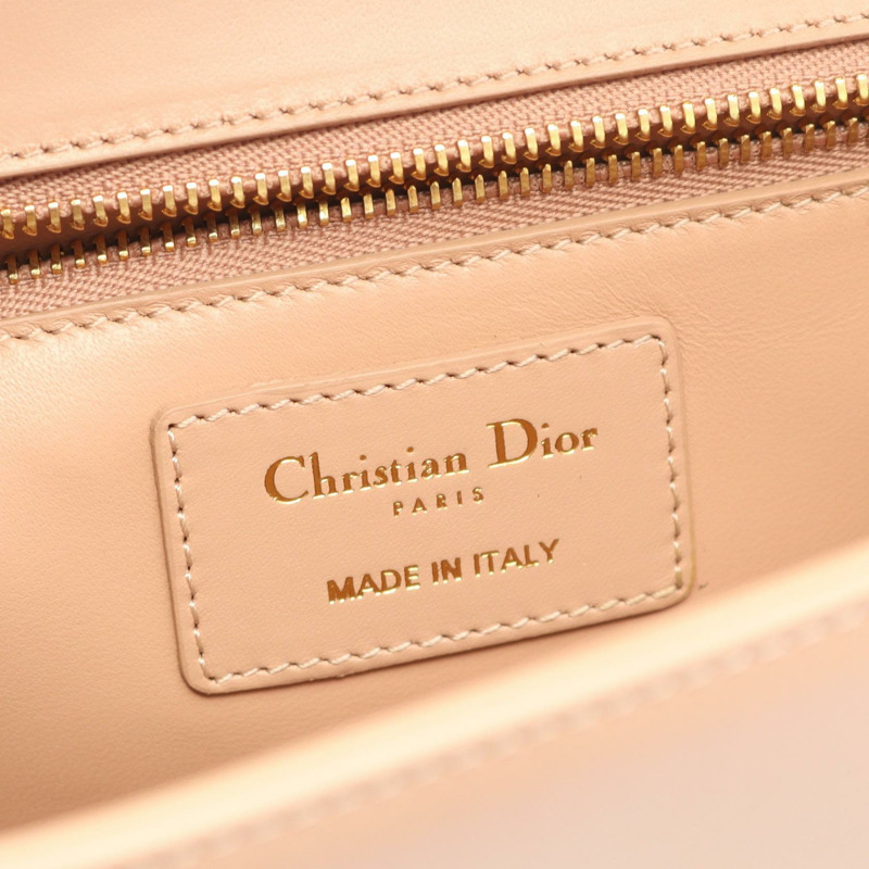 Christian Dior 30 MONTAIGNE 肩斜背包 M9203UMOS 皮革 米色 二手-3