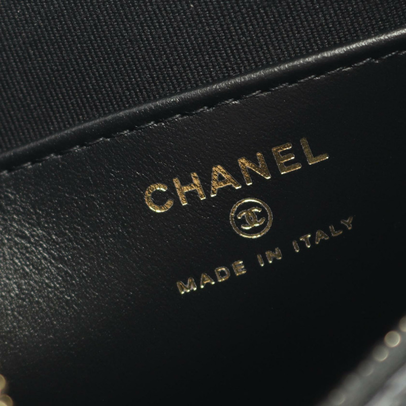 香奈兒 (CHANEL) Matelasse Hobo 鏈條單肩包，羊皮材質，黑色，二手，金色五金-3