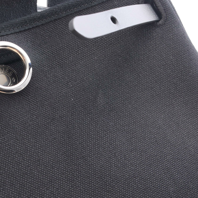 愛馬仕 Herbag Zip PM Retourne 單肩手提包 B hunter Toile 軍綠黑 SHW-5