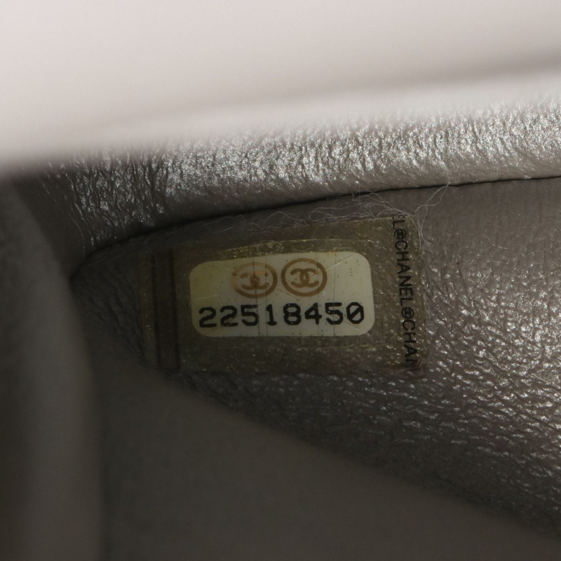 香奈兒 (CHANEL) Matelasse W 翻蓋鏈條單背包 A01112 皮革 金色 二手 女士 SHW-4