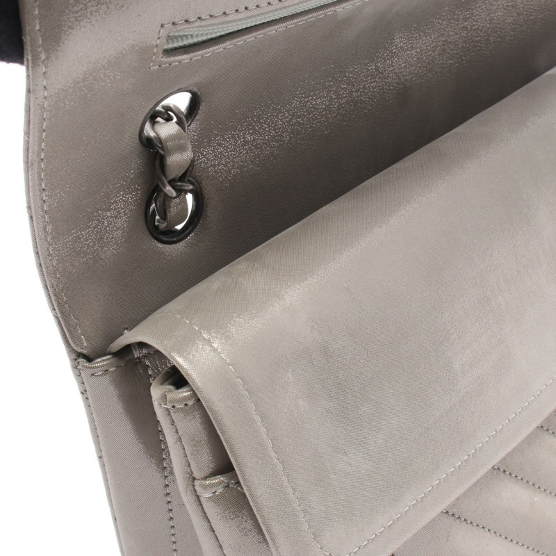 香奈兒 (CHANEL) Matelasse W 翻蓋鏈條單背包 A01112 皮革 金色 二手 女士 SHW-5