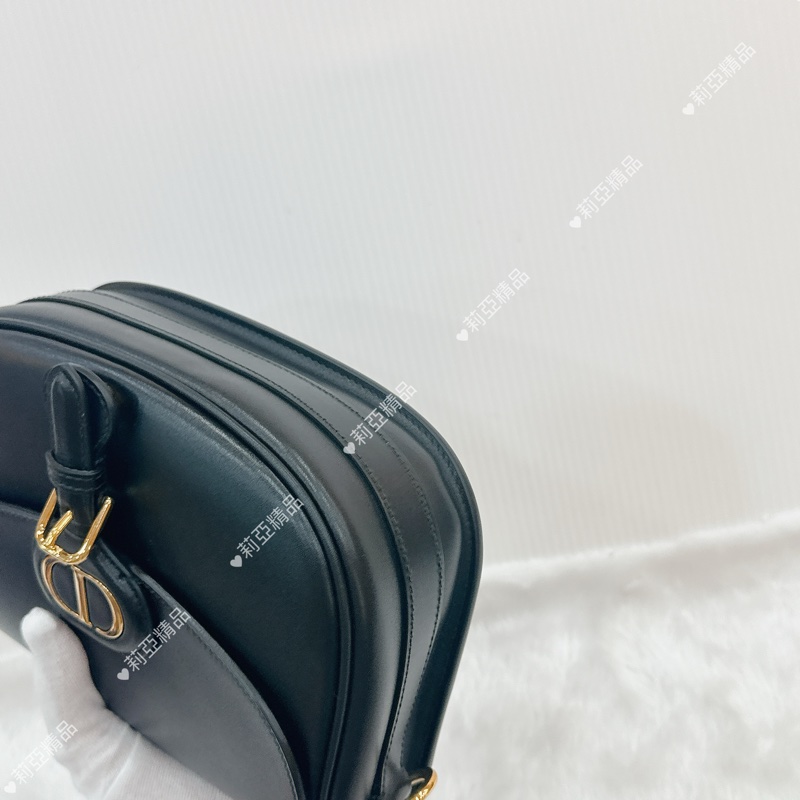 莉亞精品♡ Dior Bobby黑金 二手美包-9