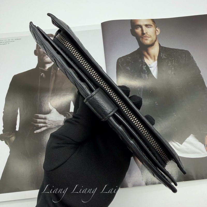 BOTTEGA VENETA BV 經典編織小羊皮對折扣式黑色中夾-18